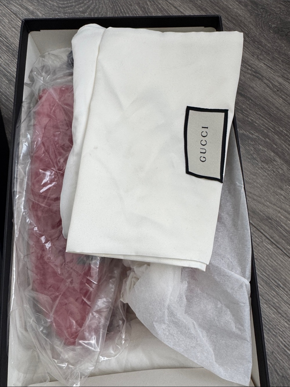 Gucci Red Mens loafers Shoe Box Label - Picture 4 of 5